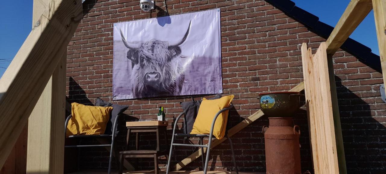 Hotel De Huifkar, Trekkershut Bij Sneek Hommerts Exterior foto